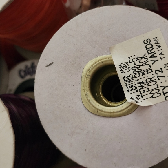 Lot Of PU Leather Crafts Jewelry Making Cords New Random Colors Set Of 5 - Picture 3 of 6